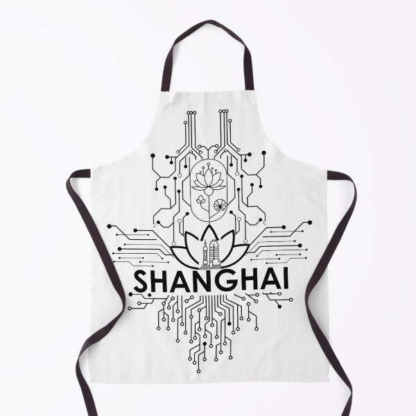 Item preview, Futuristic, minimalist circuit diagram SHANGHAI 2 designed and sold by I-RDesign.