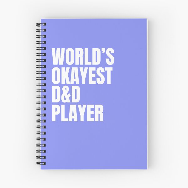 Item preview, World's Okayest D&D Player - White designed and sold by Cutsandsparks.
