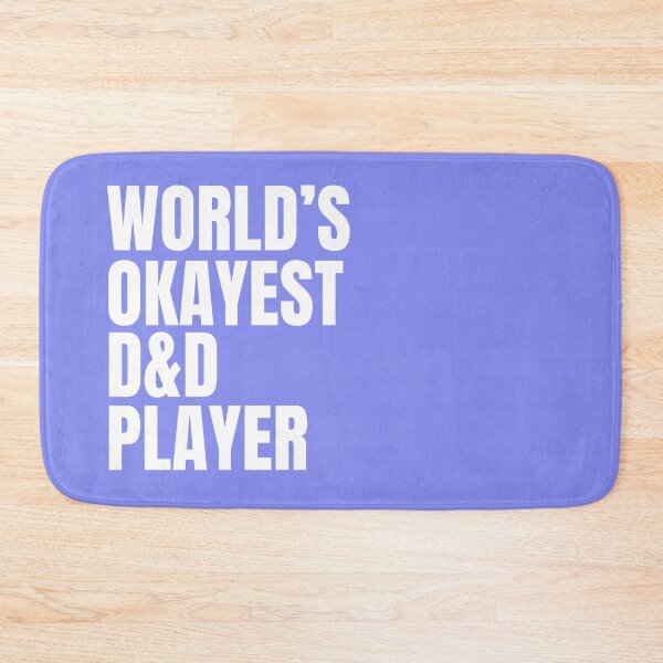 Item preview, World's Okayest D&D Player - White designed and sold by Cutsandsparks.