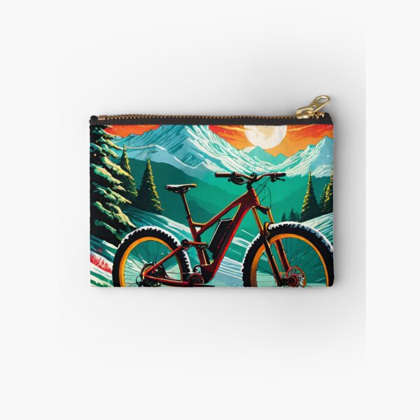 Item preview, Festive MTB Ride Through the Snow designed and sold by GrizzlyCollective.