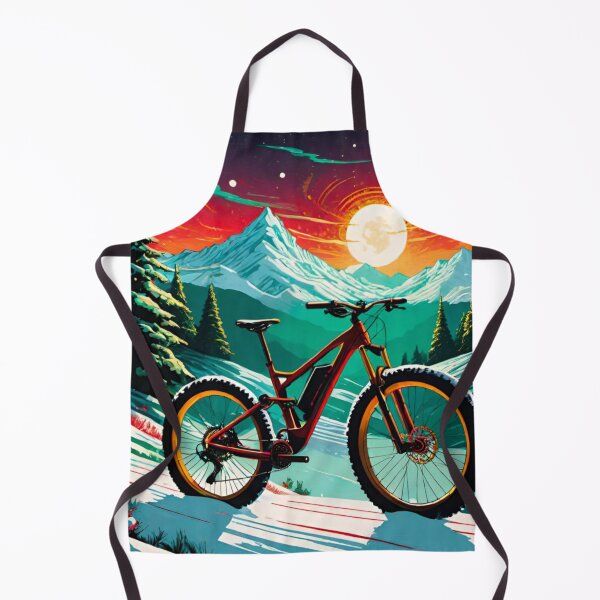Item preview, Festive MTB Ride Through the Snow designed and sold by GrizzlyCollective.