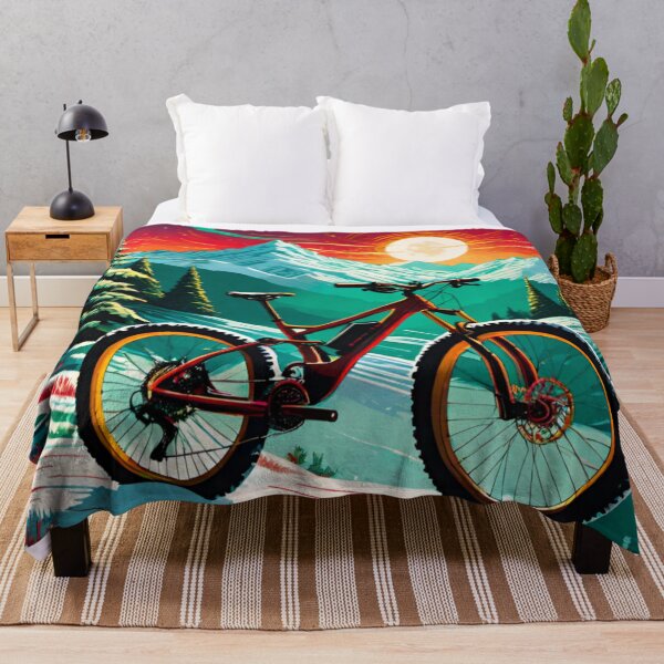 Item preview, Festive MTB Ride Through the Snow designed and sold by GrizzlyCollective.