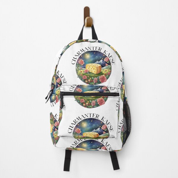 Item preview, Charming Cheese with Landscape and Flowers German designed and sold by EdeniaArtStudio.