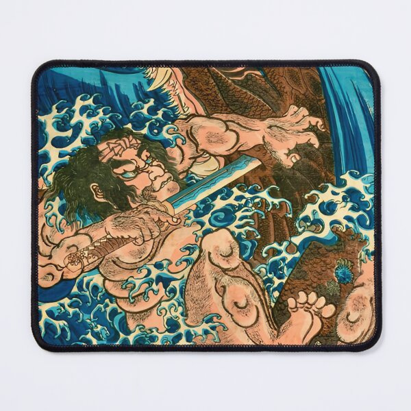 Item preview, Crocodile Hunter Izumo no Ise by Kuniyoshi designed and sold by RickE.