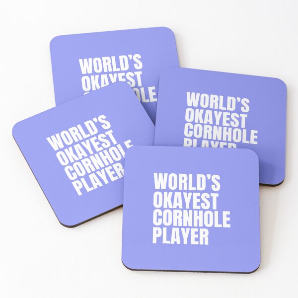 Item preview, World's Okayest Cornhole Player - White designed and sold by Cutsandsparks.