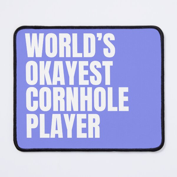 Item preview, World's Okayest Cornhole Player - White designed and sold by Cutsandsparks.