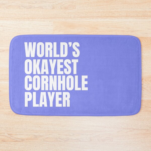 Item preview, World's Okayest Cornhole Player - White designed and sold by Cutsandsparks.