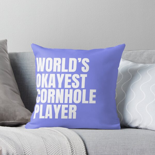 Item preview, World's Okayest Cornhole Player - White designed and sold by Cutsandsparks.