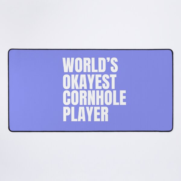 Item preview, World's Okayest Cornhole Player - White designed and sold by Cutsandsparks.