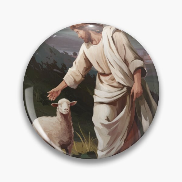 Item preview, JESUS SHEEP PAINTING  designed and sold by Obinne.