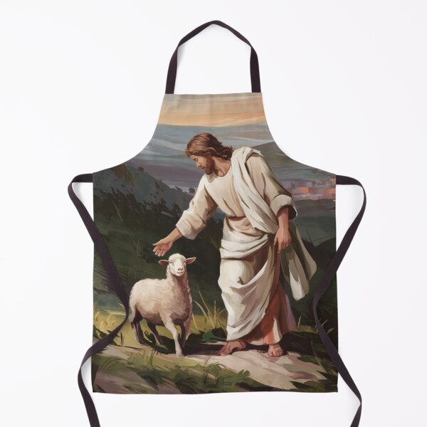 Item preview, JESUS SHEEP PAINTING  designed and sold by Obinne.