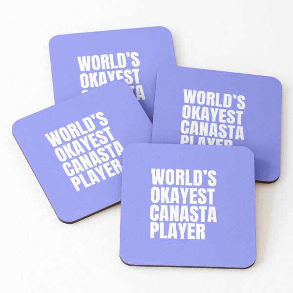 Item preview, World's Okayest Canasta Player - White designed and sold by Cutsandsparks.