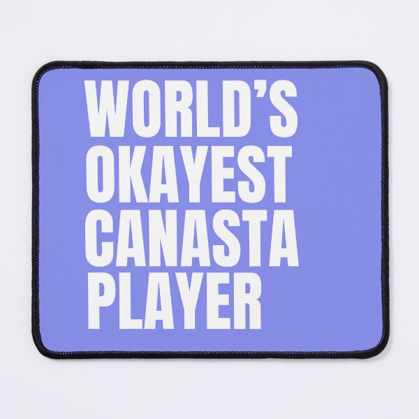 Item preview, World's Okayest Canasta Player - White designed and sold by Cutsandsparks.