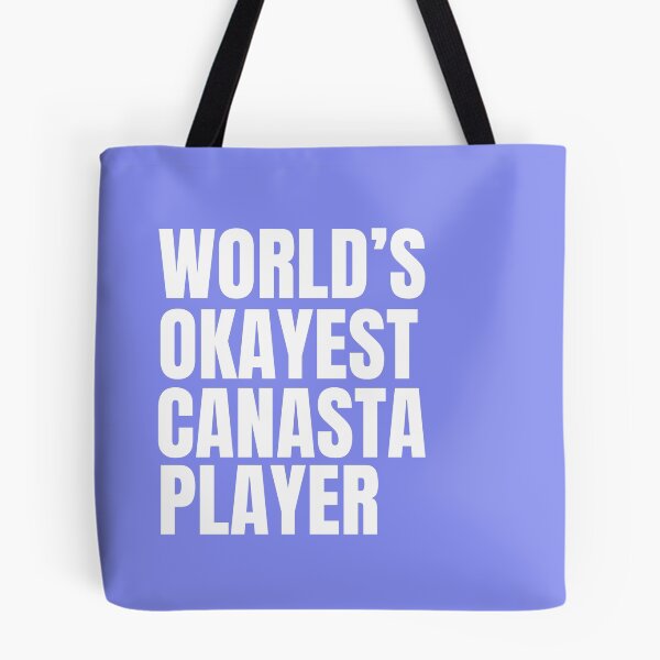 Item preview, World's Okayest Canasta Player - White designed and sold by Cutsandsparks.