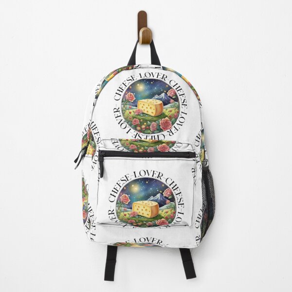 Item preview, Charming Cheese Lover with Landscape and Flowers German designed and sold by EdeniaArtStudio.