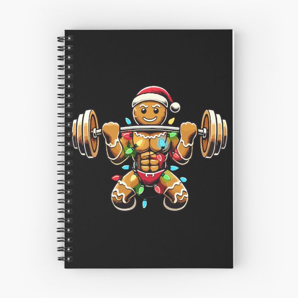 Item preview, Funny Gingerbread Bodybuilder Christmas Fitness designed and sold by LuminOrb.