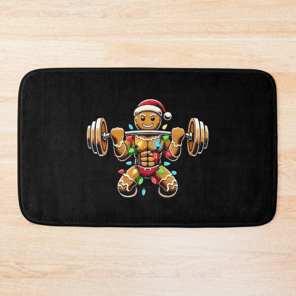 Artikelvorschau, Lebkuchenmann Bodybuilder Weihnachtlich entworfen und verkauft von LuminOrb.