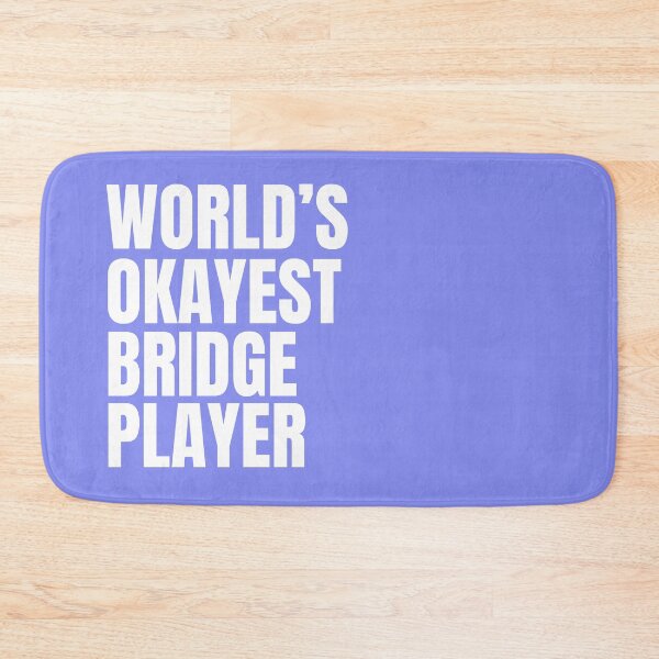 Item preview, World's Okayest Bridge Player - White designed and sold by Cutsandsparks.