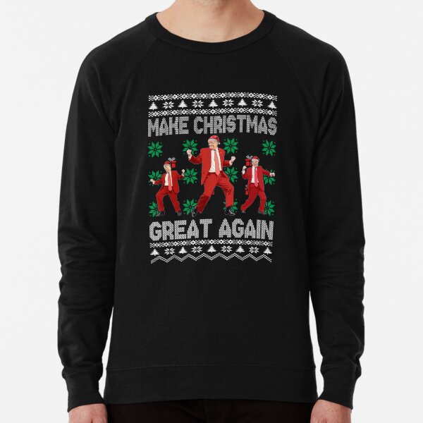 Item preview, Make Christmas Great Again Santa Trump Dance Ugly Sweater designed and sold by eliasmariano.