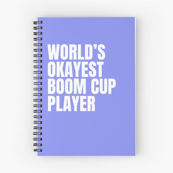 Item preview, =World's Okayest Boom Cup Player - White designed and sold by Cutsandsparks.