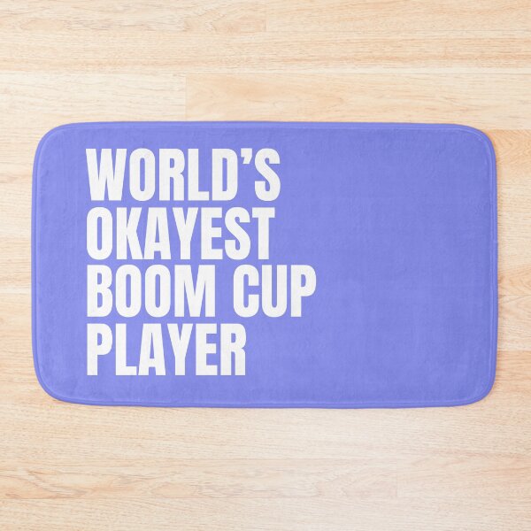 Item preview, =World's Okayest Boom Cup Player - White designed and sold by Cutsandsparks.