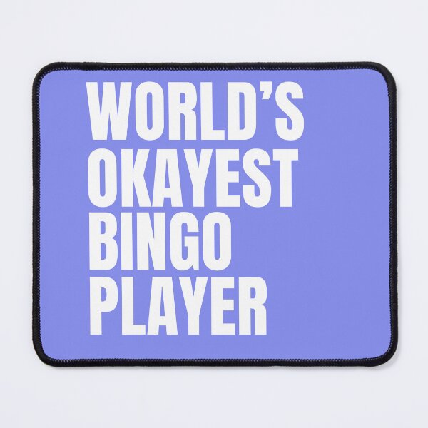Item preview, World's Okayest Bingo Player - White designed and sold by Cutsandsparks.