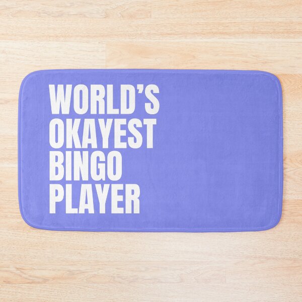 Item preview, World's Okayest Bingo Player - White designed and sold by Cutsandsparks.