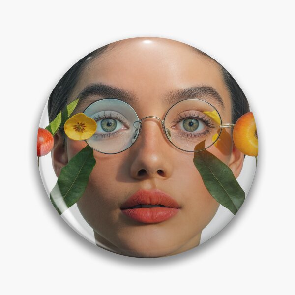 Item preview, Collage Wall Art T-shirt Design: GIRL WITH GLASSES designed and sold by ForeverPrintsOK.