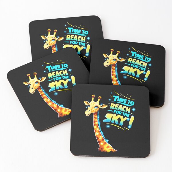 Item preview, Time to Reach for the Sky - Vibrant Giraffe Design by LaLi Designs designed and sold by LaLi-Designs.