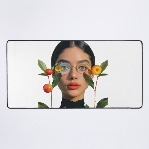 Item preview, Collage Wall Art T-shirt Design: GIRL WITH GLASSES designed and sold by ForeverPrintsOK.