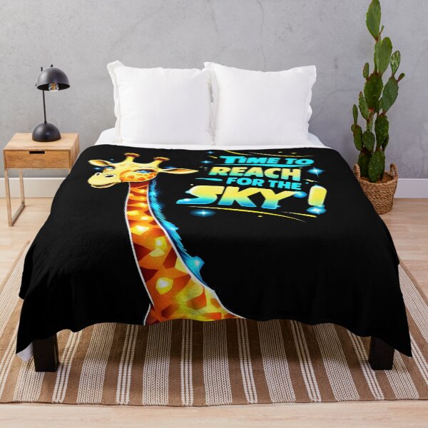 Item preview, Time to Reach for the Sky - Vibrant Giraffe Design by LaLi Designs designed and sold by LaLi-Designs.