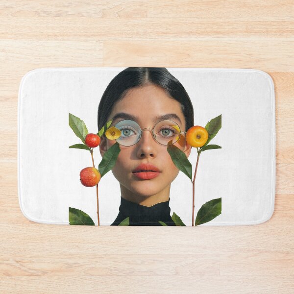 Item preview, Collage Wall Art T-shirt Design: GIRL WITH GLASSES designed and sold by ForeverPrintsOK.