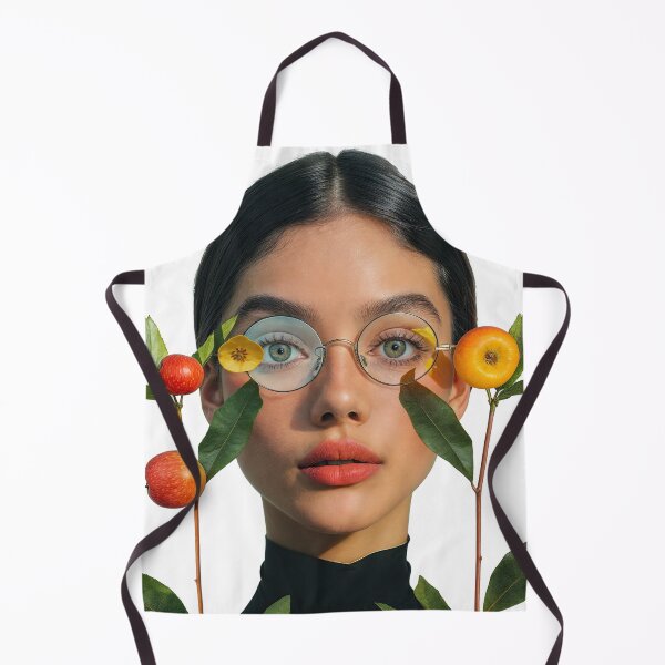 Item preview, Collage Wall Art T-shirt Design: GIRL WITH GLASSES designed and sold by ForeverPrintsOK.