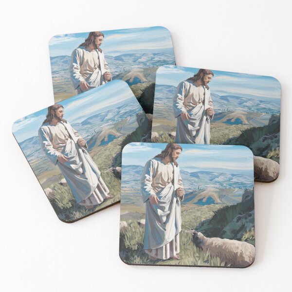 Item preview, JESUS AND SHEEP ". FINDING THE LOST SHEEP  designed and sold by Obinne.