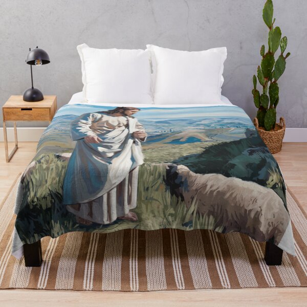 Item preview, JESUS AND SHEEP ". FINDING THE LOST SHEEP  designed and sold by Obinne.