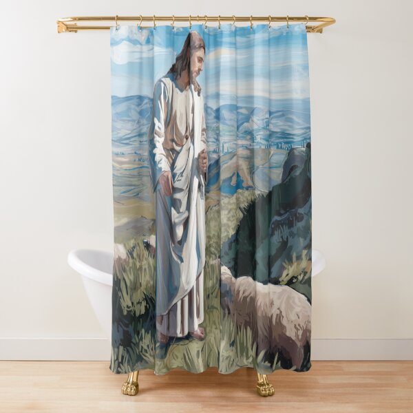 Item preview, JESUS AND SHEEP ". FINDING THE LOST SHEEP  designed and sold by Obinne.