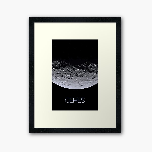 Item preview, STK205462S-Solar system poster of the dwarf planet Ceres. designed and sold by StocktrekImages.