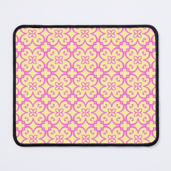 Item preview, Floral Diamonds: Pink and Yellow Fantasy 8 designed and sold by AneissPiaf.