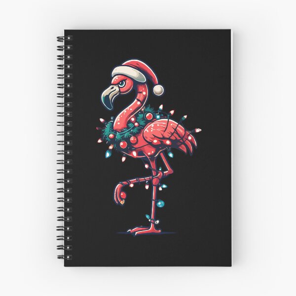 Item preview, Lustiger Weihnachtlicher Flamingo Mit Dekoration designed and sold by LuminOrb.