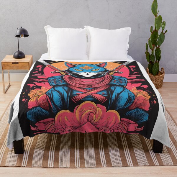 Item preview, The Rising Samurai Cat designed and sold by Kina-design.