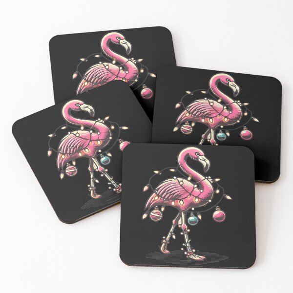 Item preview, Lustiger Weihnachtlicher Flamingo Mit Dekoration designed and sold by LuminOrb.