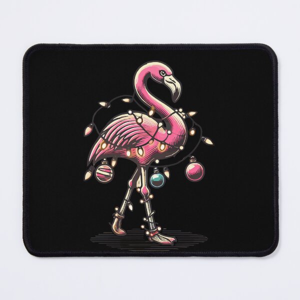 Item preview, Lustiger Weihnachtlicher Flamingo Mit Dekoration designed and sold by LuminOrb.