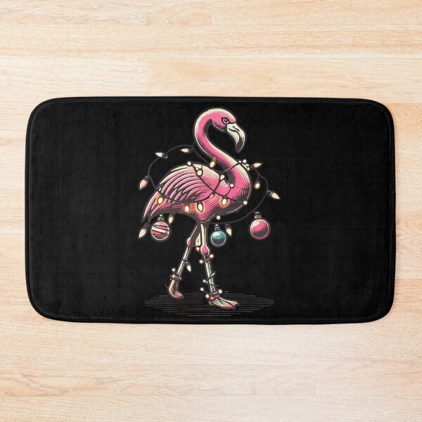 Item preview, Lustiger Weihnachtlicher Flamingo Mit Dekoration designed and sold by LuminOrb.