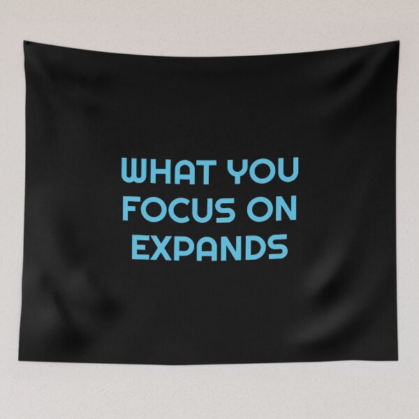 Item preview, Focus quotes - what you focus on expands - Buddhism designed and sold by Inspirationmotivation.