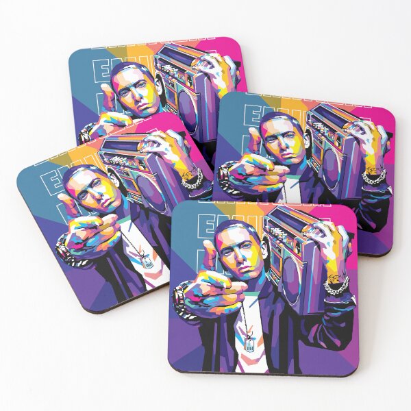 Item preview, Eminem in WPAP Style Colorful designed and sold by Xezyy.