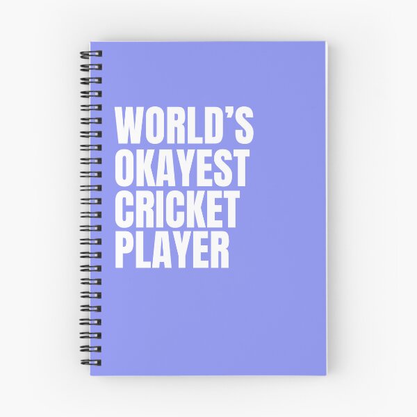Item preview, World's Okayest Cricket Player - White designed and sold by Cutsandsparks.