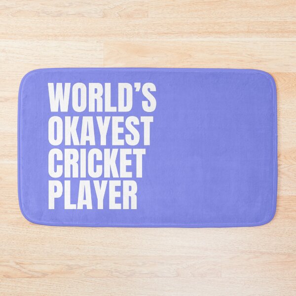 Item preview, World's Okayest Cricket Player - White designed and sold by Cutsandsparks.