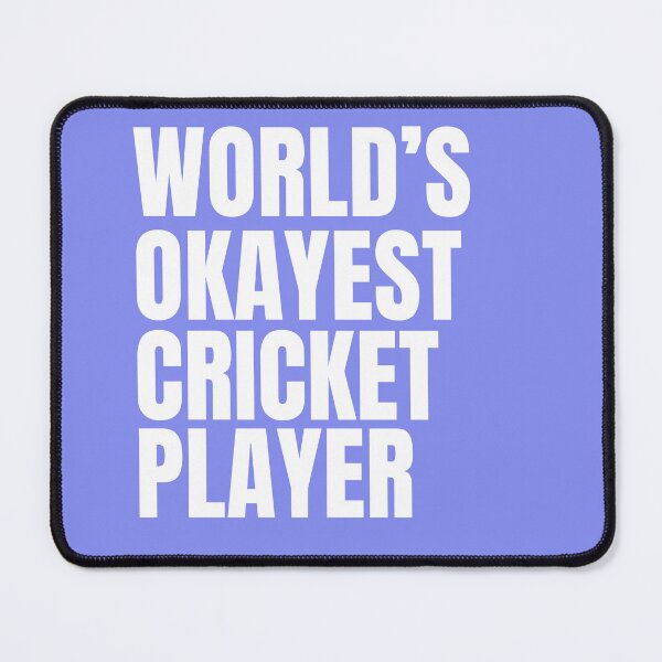 Item preview, World's Okayest Cricket Player - White designed and sold by Cutsandsparks.