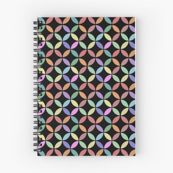Item preview, Interlocking Circles Abstract Shapes Colorful Pattern designed and sold by sasyall.