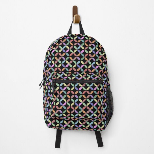 Item preview, Interlocking Circles Abstract Shapes Colorful Pattern designed and sold by sasyall.